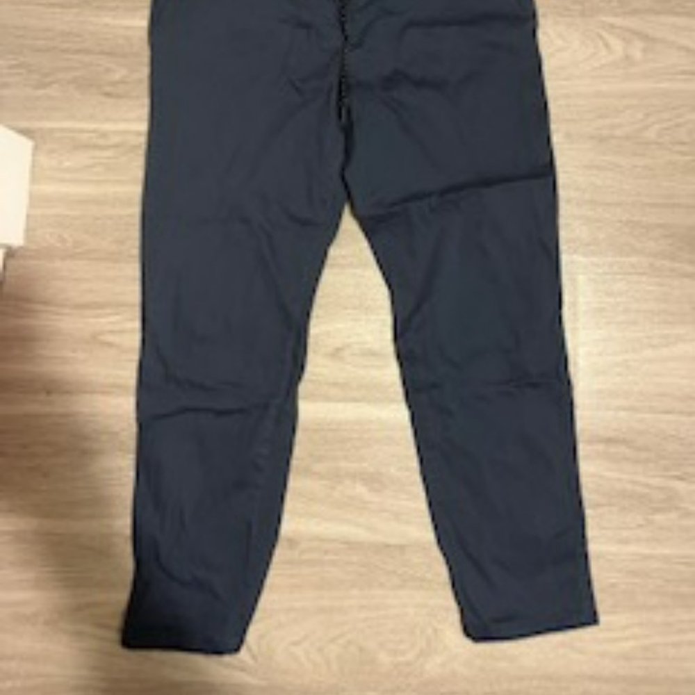 Navy Drawstring Chinos - Picture 2 of 2